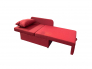 Диван красный Nice Red велюр