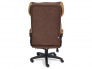 Кресло офисное Duke флок коричневый
