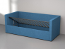 Кровать мягкая с подъёмным механизмом арт. 030 синий