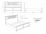 Кровать 1800 NEW Фрея без основания