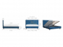 Кровать LaFlex 11 с подъёмным механизмом 1600*2000 мм