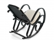 Кресло-качалка mod. AX3002-2 венге-ткань бежевая 1501-4