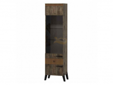 Шкаф витрина (пенал) с ножками