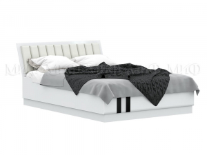 Кровать Магнолия 1600 с подъемным механизмом белый