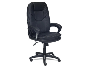 Кресло офисное Comfort кожзам черный