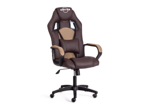 Кресло компьютерное Driver коричневый/бронза