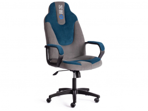 Кресло офисное Neo 2 флок серый/синий