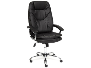Кресло офисное Softy lux кожам черный