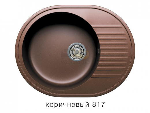 Мойка кварцевая Tolero R-122 Коричневый 817