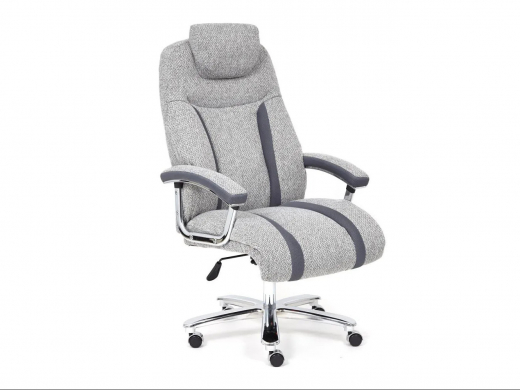 Кресло офисное Trust max ткань серый