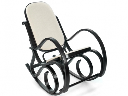 Кресло-качалка mod. AX3002-2 венге-ткань бежевая 1501-4